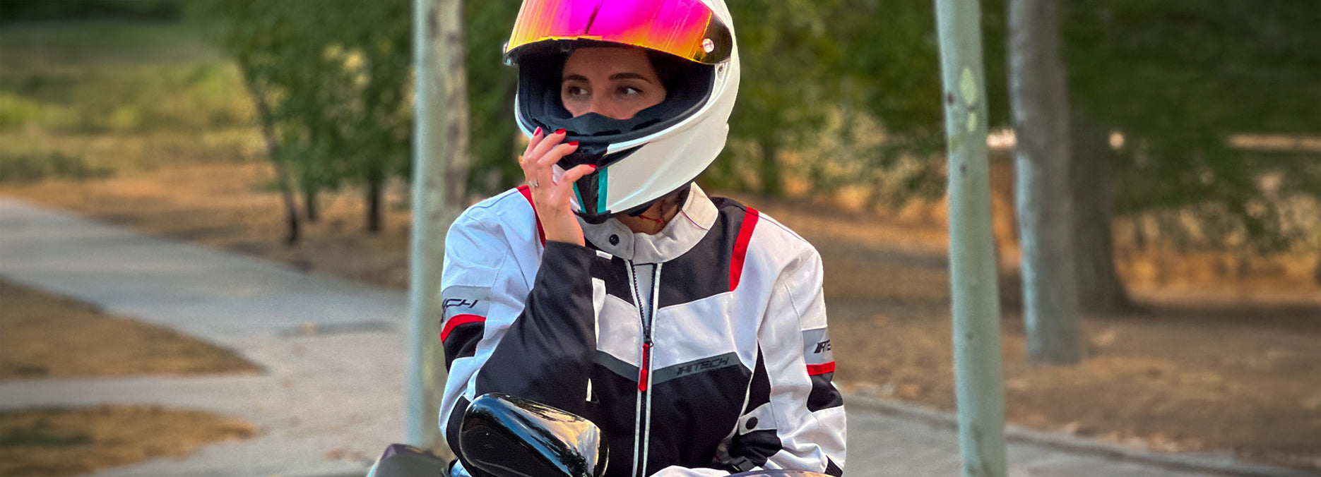mujer ropa de seguridad para motos