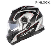 ACERBIS CASCO SEREL 2206 NEGRO PLATA