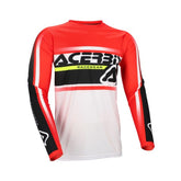 ACERBIS CAMISETA MX LINEAR LUGO BLANCO ROJO