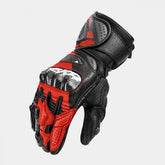 SHIMA RS-3 MOTORCYCLE GLOVES MEN BLACK RED FLUORESCENT – Maximomoto ES
