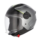 ACERBIS JET LEVANTE 535 ADVENTURE MOTORCYCLE HELMET GREY YELLOW – Maximomoto ES
