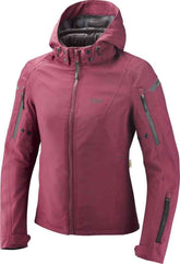 IXON BURNING Mujer Textil Motocicleta Chaqueta Borgoña