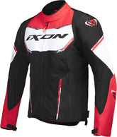 IXON STRIKER AIR WP Moto Textil Hombre Chaqueta Negro Blanco Rojo – Maximomoto ES