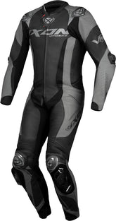 Macacão de homem em pele preto/cinza para motociclismo IXON VORTEX 3 – Maximomoto ES