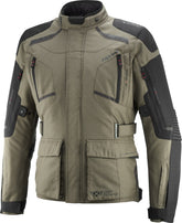 IXON MIDGARD Waterproof Adventure Motorcycle Textile Jacket Khaki Black – Maximomoto ES
