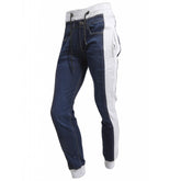 MUGENRACE NP-MNR-2313 Pantalón de Moda Híbrido Azul/Gris Claro - PANTALON