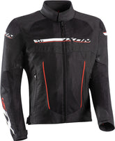 IXON T-REX Toda la Temporada Chaqueta Textil Moto Negro Blanco Rojo – Maximomoto ES