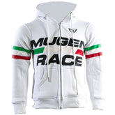 MUGENRACE H-MNR-2489 Sudadera Capucha Algodón Blanco