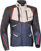 Giacca da moto in tessuto IXON EDDAS Grigio/Blu navy/Nero – Maximomoto ES