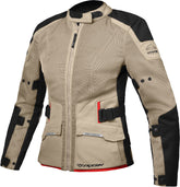 IXON M-NJORD Women's Textile Jacket Sand Black Red – Maximomoto ES