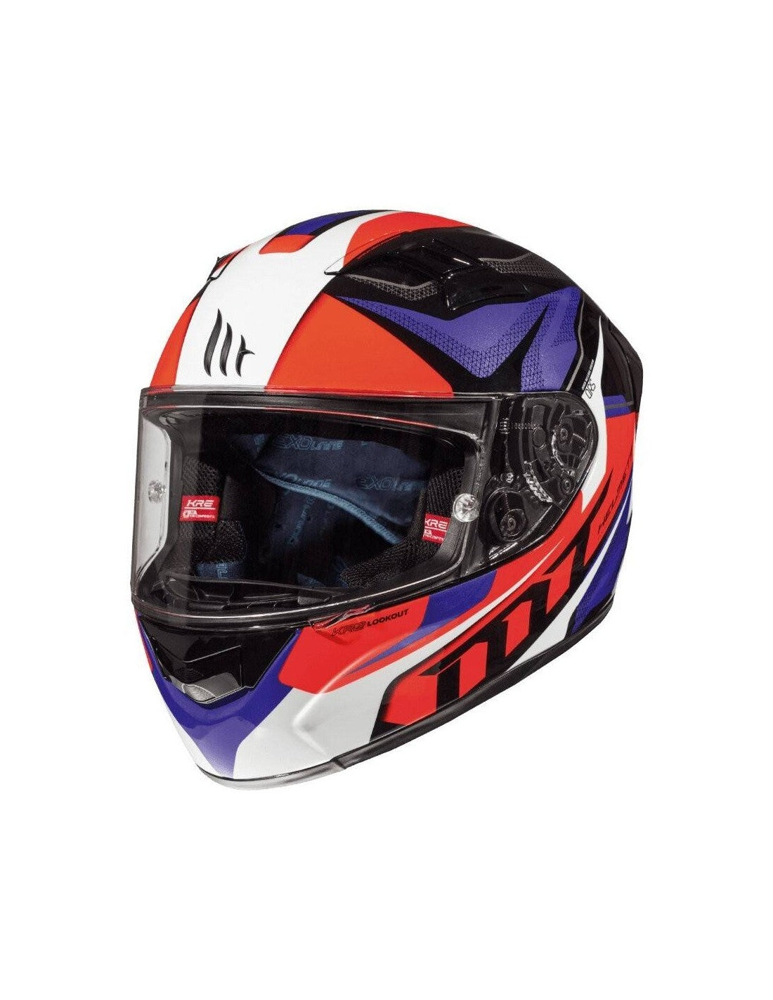 MT FF103 KRE LOOKOUT MOTORCYCLE HELMET G2 GLOSS FLUO RED – SECURTEX MOTOR S.L (t/a MaximoMoto)