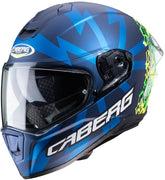 CABERG-Casco DRIFT EVO STORM MATT BLUE/YELLOW FLUO/GREEN FLUO – Maximomoto ES