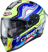 CABERG-Casco DRIFT EVO LB29 BLACK/YELLOW FLUO/BLUE