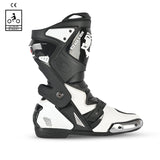 BELA - Botas Piel Race Pro (R-6) Negro/Blanco