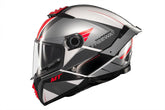 MT THUNDER 4 SV FREEWAY A5 Deportivo Turismo Casco Integral Para Moto De Brillante
