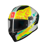 MT Stinger 2 Ardent A3 acabado brillante Casco integral motocicleta de carretera