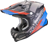 SCORPION VX 22 AIR CX Enduro-Helm Schwarz Blau Rot – Maximomoto ES
