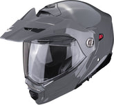 SCORPION ADX 2 SOLID Adventure Motorradhelm Grau Zement – Maximomoto ES