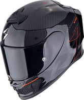 SCORPION EXO-R1 EVO CARBON AIR CYNERGY Integral Helmet Black Red – Maximomoto ES