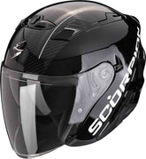 SCORPION EXO 230 QR Open Helmet Black Silver – Maximomoto ES