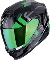 SCORPION EXO-520 EVO AIR SENSUS Full Face Helmet Black Green – Maximomoto ES