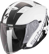 SCORPION EXO 230 QR Open Helmet Matte White Black – Maximomoto ES