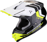 SCORPION VX 16 EVO AIR FUSION Motocross Casco Negro Amarillo - CASCO