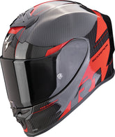 SCORPION EXO R1 EVO CARBON AIR RALLY Integral Helmet Black Red – Maximomoto ES
