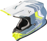 SCORPION VX 16 EVO AIR FUSION Motocross Casco Azul Amarillo – Maximomoto ES