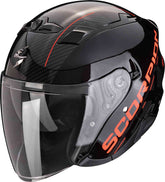 SCORPION EXO 230 QR Open Helmet Black Red – Maximomoto ES