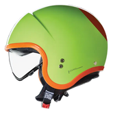 NOLAN N21-06 OCIO 344 Cara Abierta Moto Casco Verde Pules Naranja - CASCO