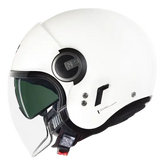 Casque de moto ouvert NOLAN N21 VISOR-6 CLASSIC 305 Blanc brillant – Maximomoto ES