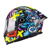 Capacete integral MT Braker SV Crazy Teddy B7 (brilhante) – Maximomoto ES