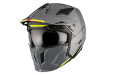 MT Streetfighter S SV Solid A22 gris brillante Casco de moto modular - CASCO