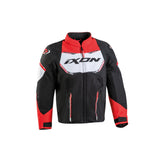 IXON STRIKER AIR KIDS Textil Moto Chaqueta Negro Rojo Blanco