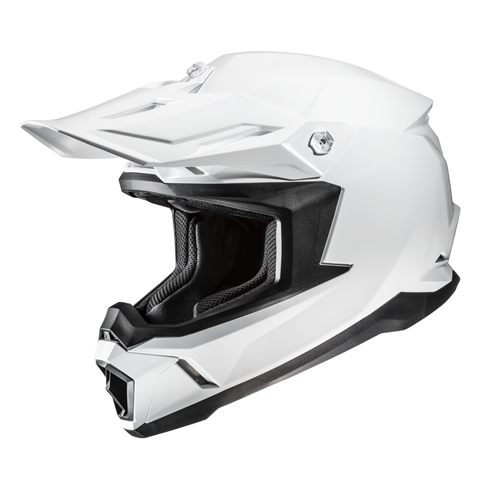 HJC C50 SOLID UNI MOTOCROSS MOTORCYCLE HELMET PEARL WHITE – SECURTEX MOTOR S.L (t/a MaximoMoto)