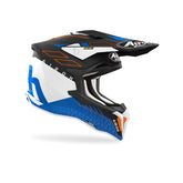 AIROH STRYCKER SKIN Moto Todoterreno Casco Azul Mate