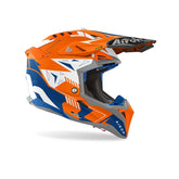 AIROH STRYCKER HAZZARD Motocicleta Motocross Casco Brillo