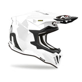 AIROH STRYCKER COLOR Motocicleta Motocross Para Casco Blanco Brillo