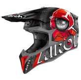 AIROH - CASCOS WRAAP YOUTH ALIEN RED MATT