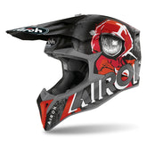 AIROH – ALIEN RED MATT WRAAP HELME – Maximomoto ES