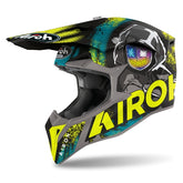 AIROH - CASCOS WRAAP ALIEN YELLOW MATT