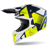 AIROH – WRAAP RAZE BLAU GLÄNZENDE HELME – Maximomoto ES