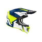 AIROH STRYCKER BLAZER Motocicleta Todoterreno Casco Amarillo Brillo