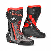 Stivale da corsa BELA Air Rider GP-1 Nero/Grigio/Rosso