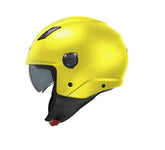 Casque moto KAPPA KV58B, jet basique, jaune métal – Maximomoto ES