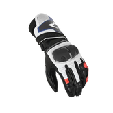 Luvas de moto em pele MACNA THUNDER, pretas, vermelhas e azuis. – Maximomoto ES