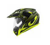 Casque de moto KAPPA KV30 EVO Adventure Vert mat Noir Jaune – Maximomoto ES