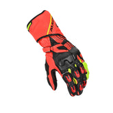 Luvas de motociclismo MACNA Powertrack para homem, vermelhas, pretas e amarelas. – Maximomoto ES