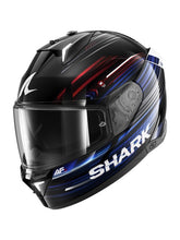 Capacete integral SHARK SKWAL i3 LIGHT-BLUR Preto Vermelho Azul – Maximomoto ES